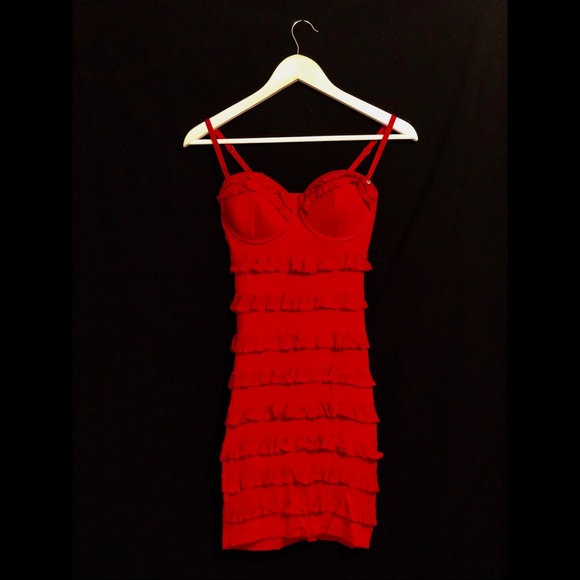 GUESS Bodycon Sweetheart Dress - Picture 1 of 2